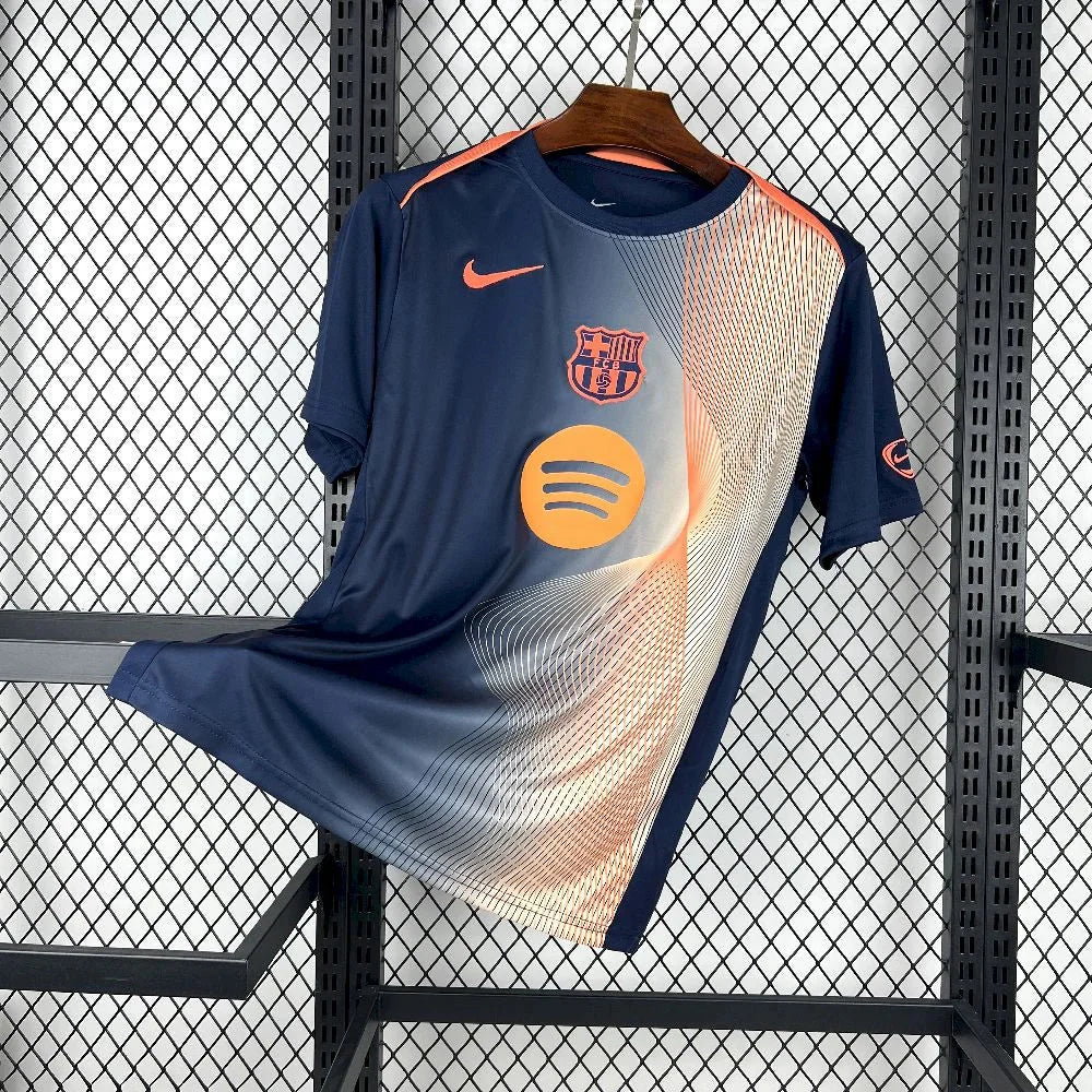 Barcelona 2025 Orange Blue Special Jersey