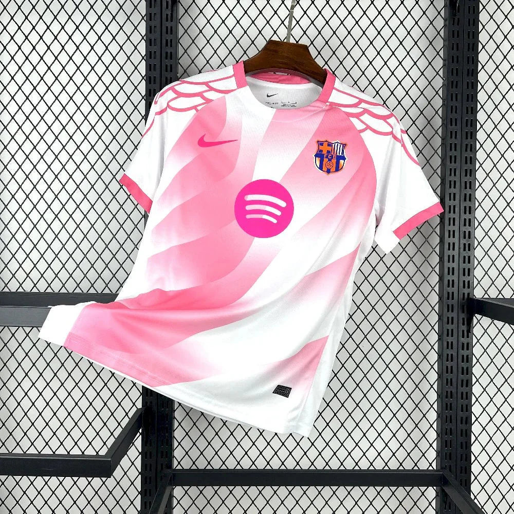 Barcelona 2025 Pink And White Special Jersey