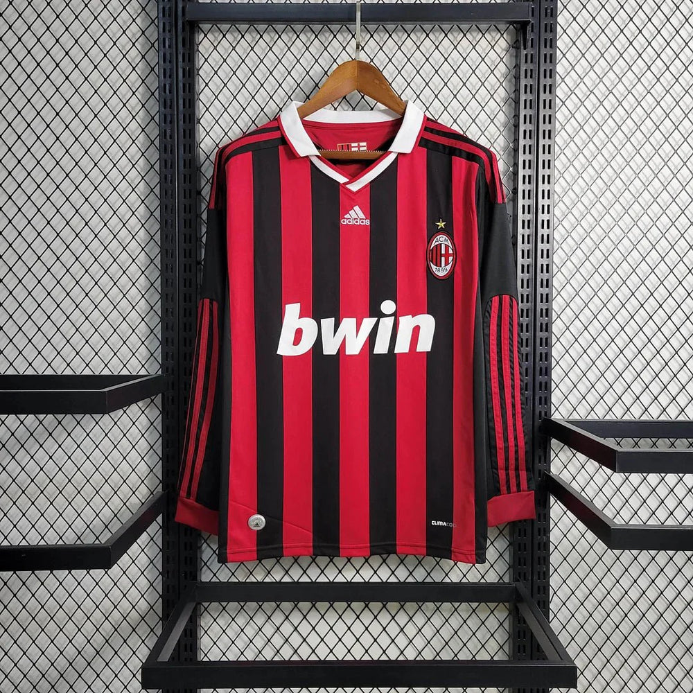 AC Milan 2009 Home Long Sleeve Jersey