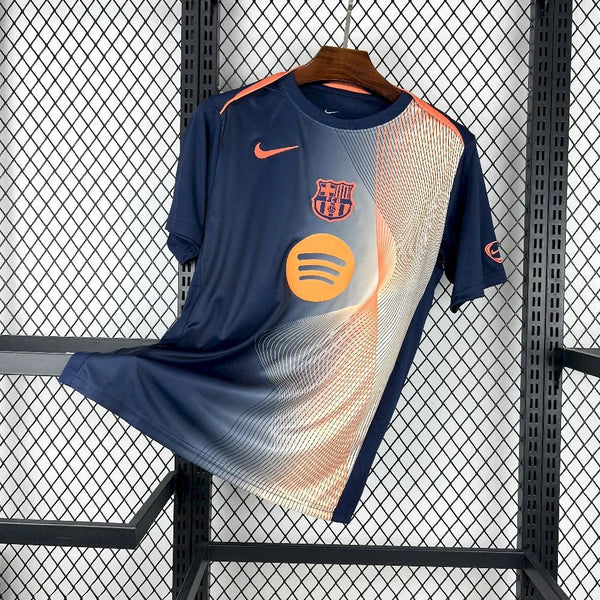 Barcelona 2025 Orange Blue Special Jersey