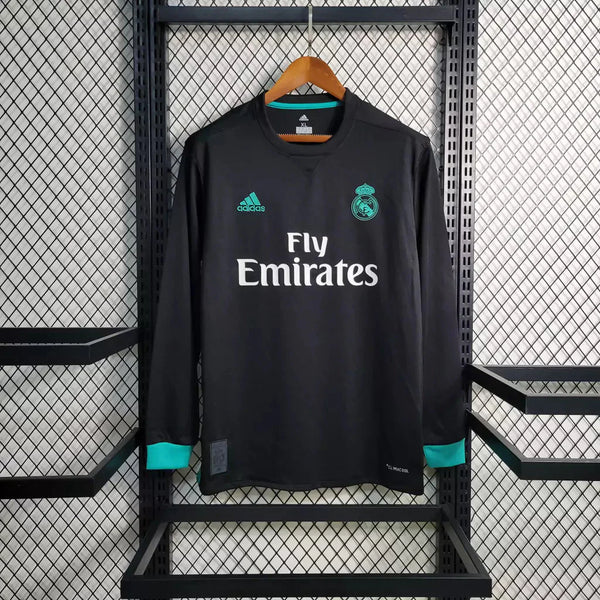 Real Madrid 2017 Long Sleeve Away Jersey
