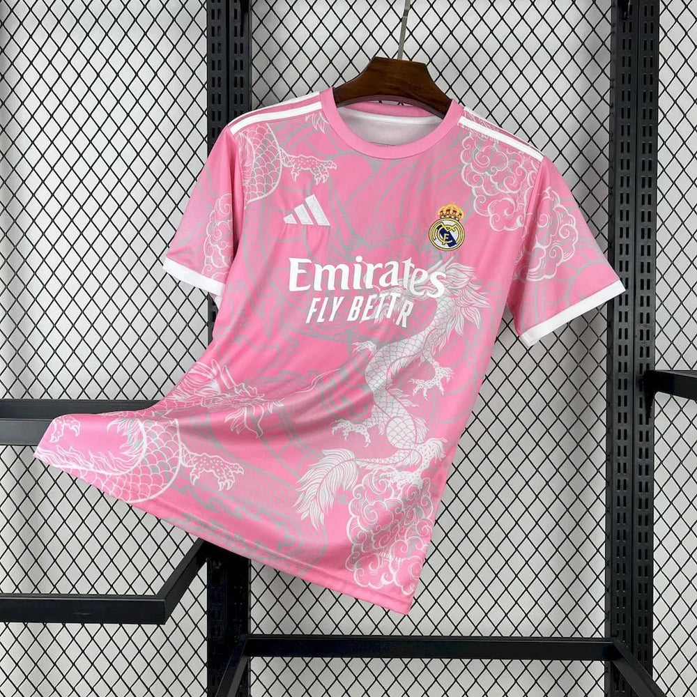 Real Madrid 2024 Pink Dragon Special Jersey